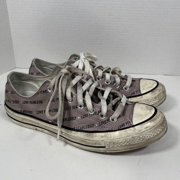 Converse Chuck Taylor "Love Fearlessly" sneaker. Size 10.5 - Picture 1 of 4